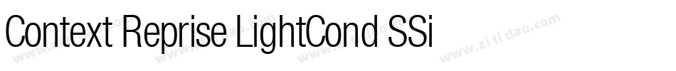 Context Reprise LightCond SSi Normal字体转换